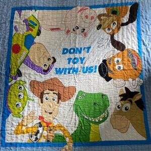 Toy Story Quilted Blanket Approx 80"x65"